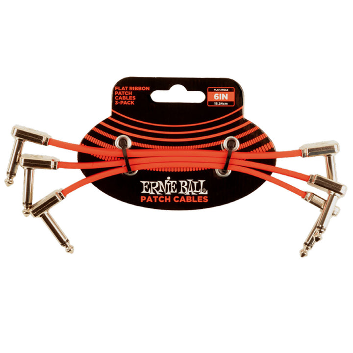 Ernie Ball Flat Ribbon Cable Red (3-PACK)