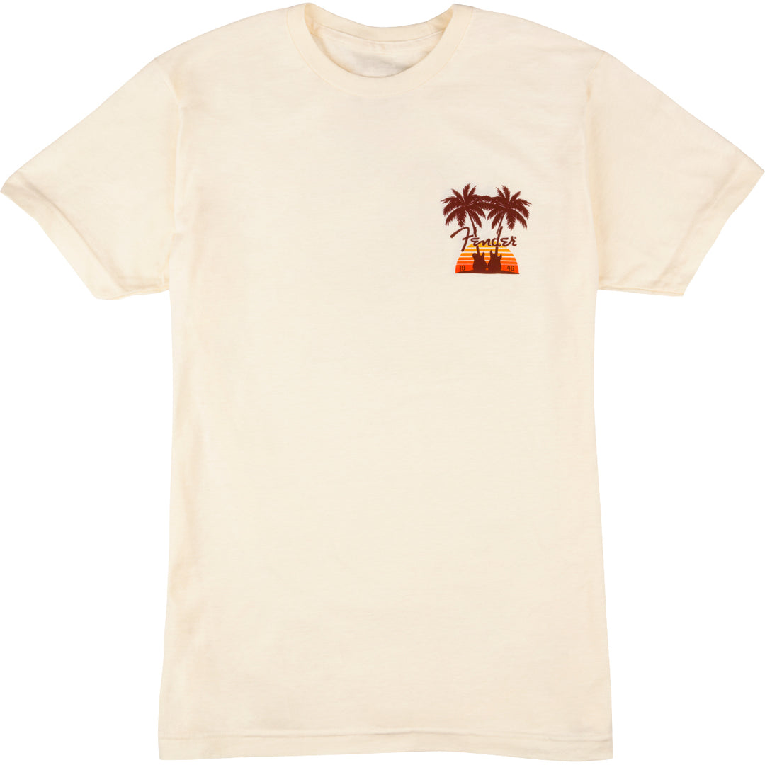 Fender Twin Palms T-Shirt Tan