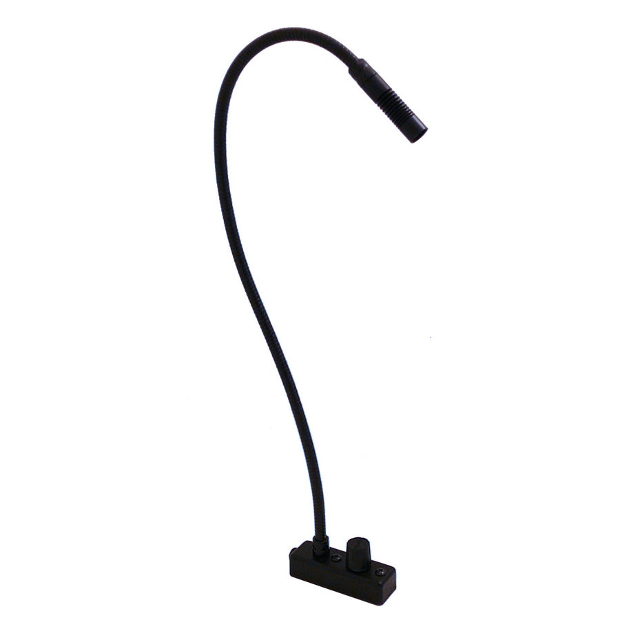 Littlite W-AN-TE12-LED - 12 in LED Gooseneck Lampset with White Finish and PSU