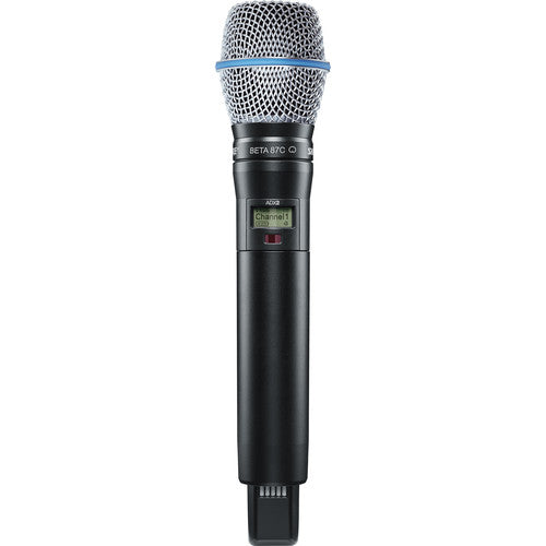 Shure ADX2/B87C-G57 Digital Handheld Wireless Microphone Transmitter with Beta 87C Capsule 470 to 616 MHz