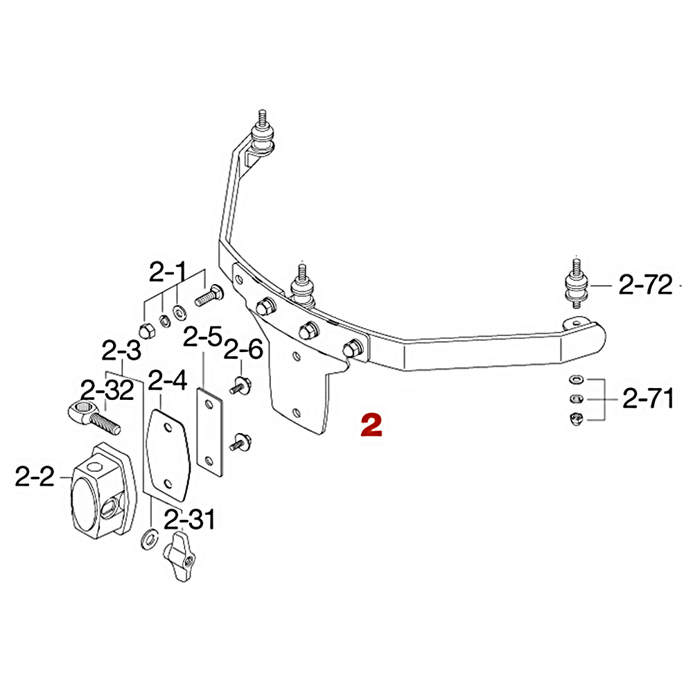Tama MSM10 - 10" Superstar Star-Cast Mounting System
