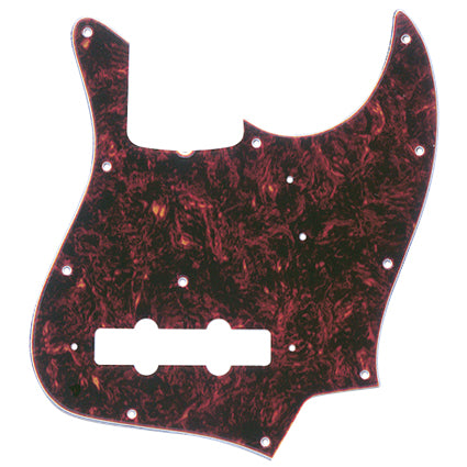 Fender Pickguard for Jazz Bass 11-Hole Vintage Mount w/ Truss Rod Notch 4-Ply - Tortoise Shell