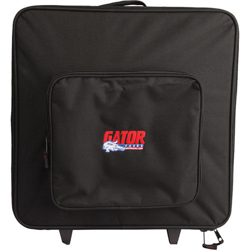 Gator G-PAR 64LED4 Par Can Light Case w/ Tow Handle, Wheels, & Removable Velcro Dividers