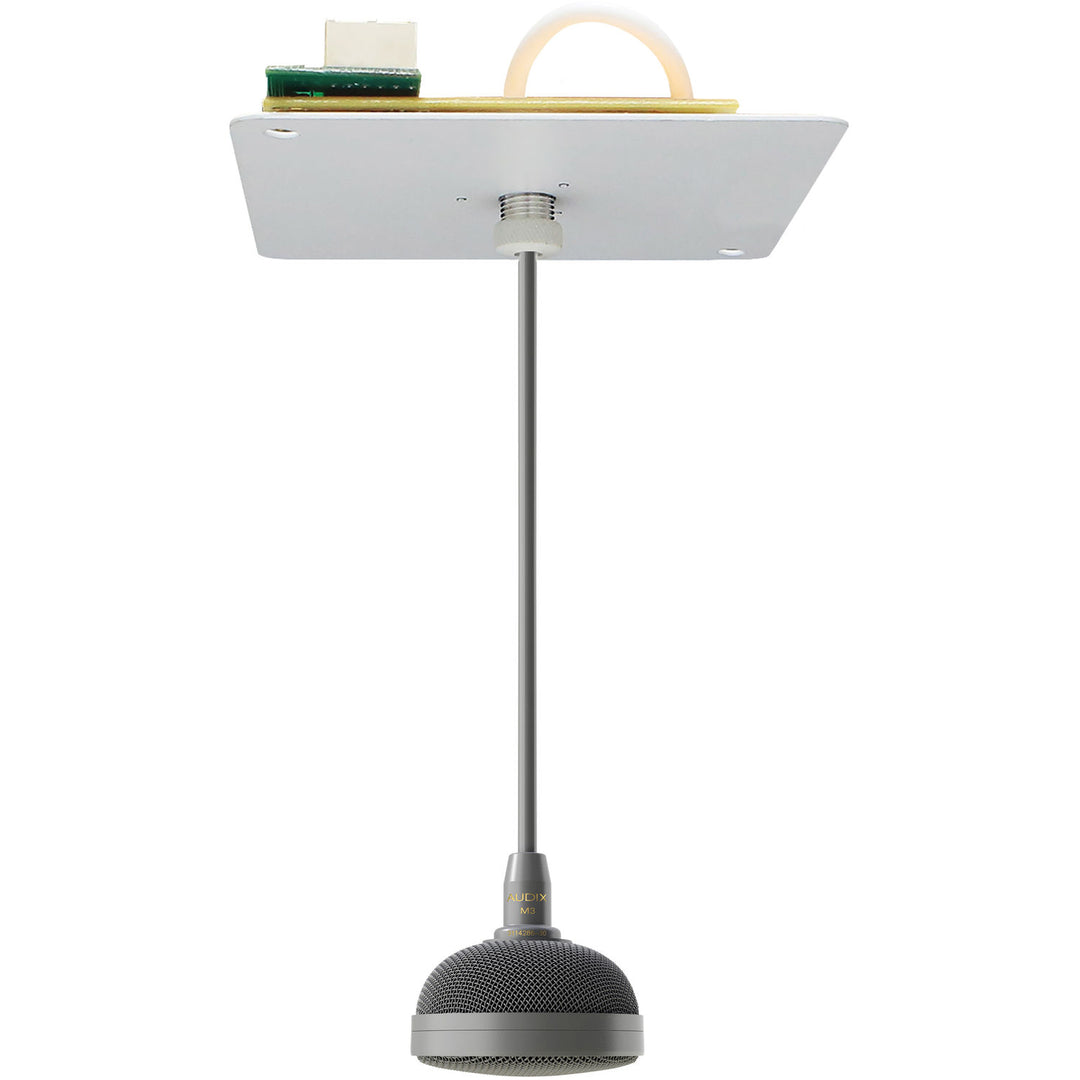 Audix M3 Series Tri-Element Hanging Ceiling Microphone - Grey w/ Hard Mount