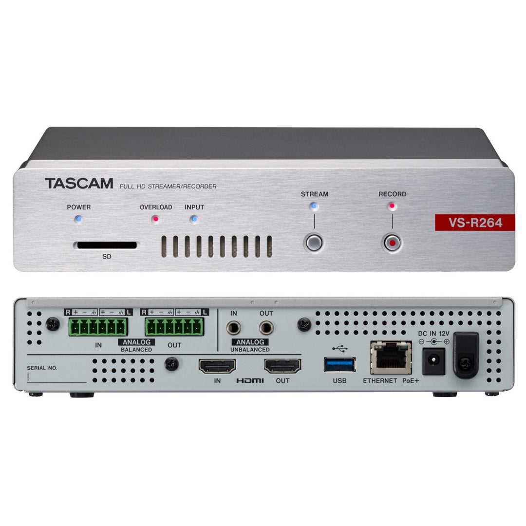 Tascam VS-R264 Full HD Streamer and Recorder
