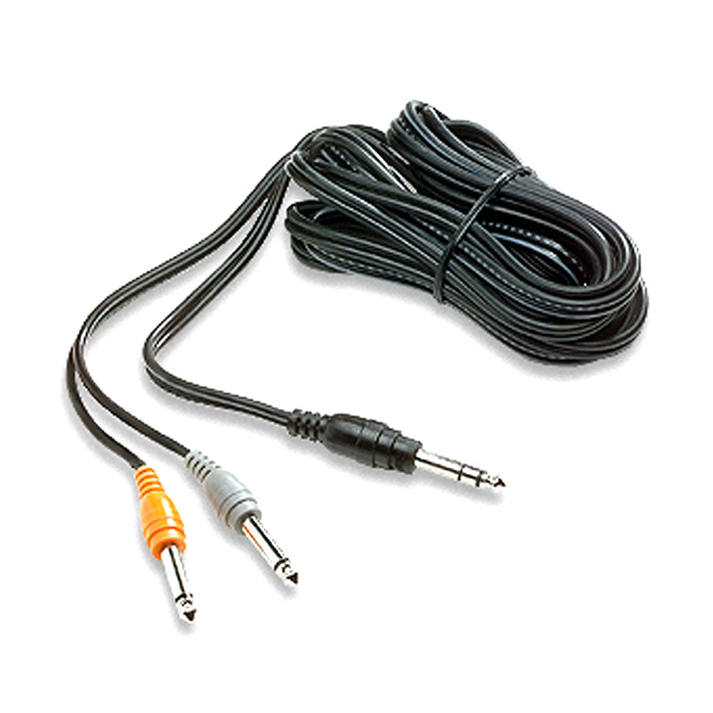 Fishman ACC-PBR-13C Cable, 13’ Stereo Y, (1) 1/4” male stereo to (2) 1/4” male mono