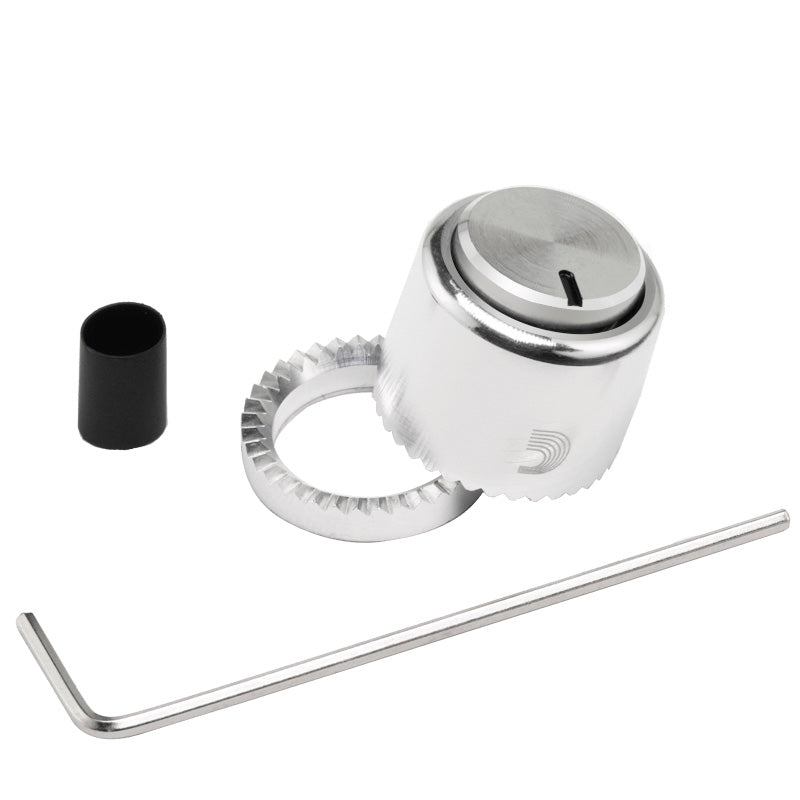 D'Addario Loknob Pro Metal Knob - Large, Silver