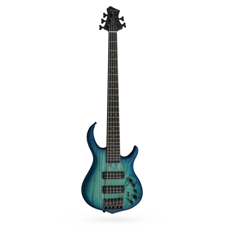 Sire Marcus Miller M5 Swamp Ash 5-String 2nd Gen Electric Bass Guitar (Transparent Blue Satin)