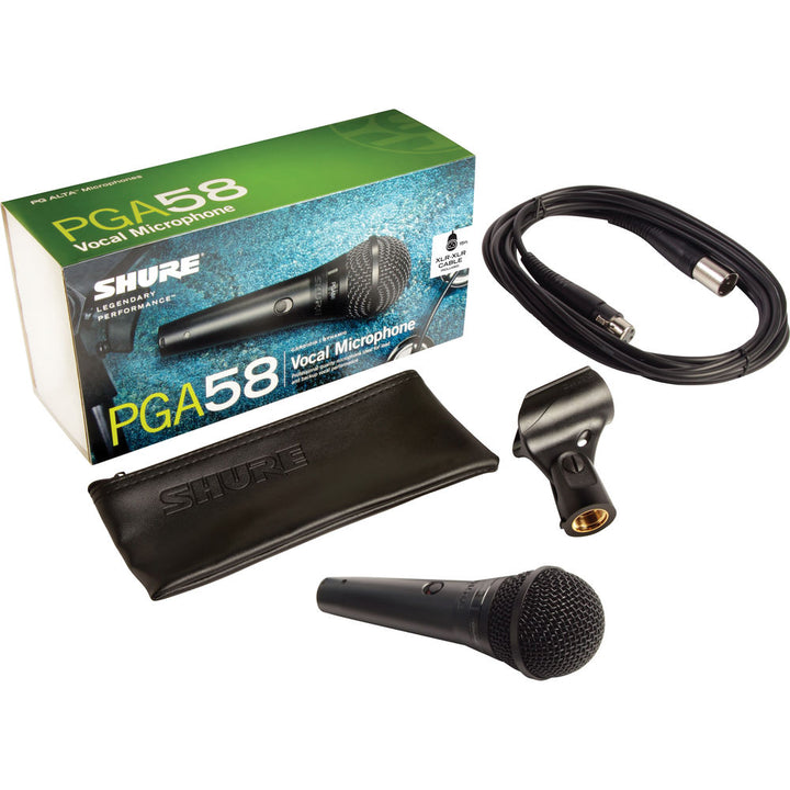 Shure PGA58 Cardioid Dynamic Vocal Microphone XLR