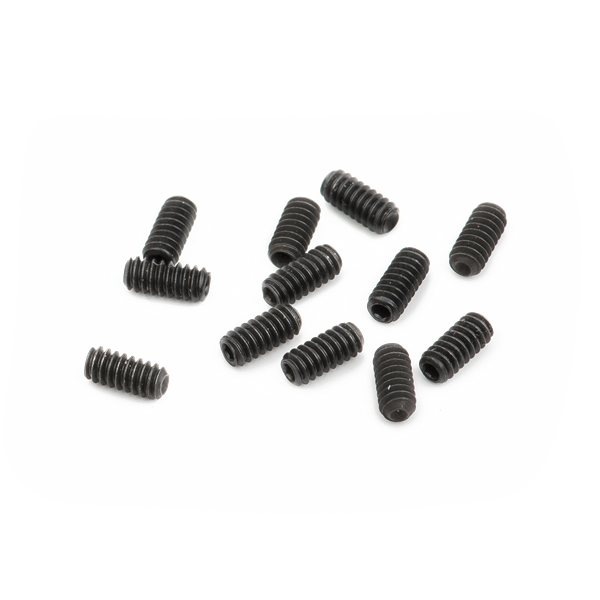 Fender American Series Guitar Bridge Saddle Height Adjustment Screws (1/4'') - Black