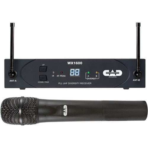 CAD Audio WX1600 - UHF Wireless Cardioid Dynamic Handheld Microphone System