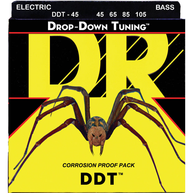 DR Strings DDT5-45 (Medium 5's) - DDT: Drop Down Tuning: 45, 65, 85, 105, 125