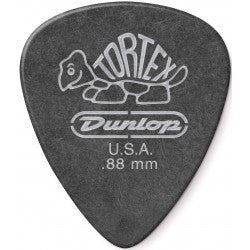 Dunlop 488P.88 Tortex Pitch Black 12 pl/pk-.88