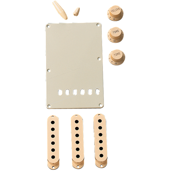 Fender Stratocaster Accessory Kits - Aged White