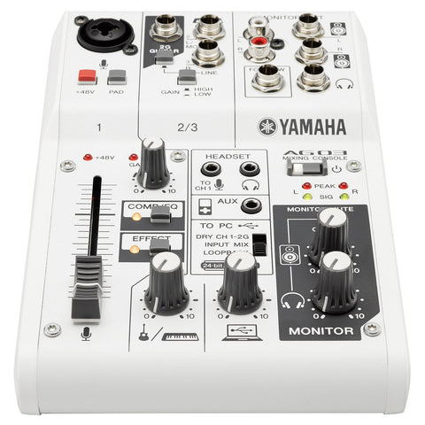 Yamaha AG03 Recording Audio Interface and Mixer at Music City Canada