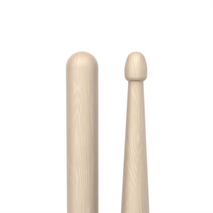 Promark RBHR625AW-Promark Rebound 2B Raw Hickory Drumsticks, Acorn Wood Tip