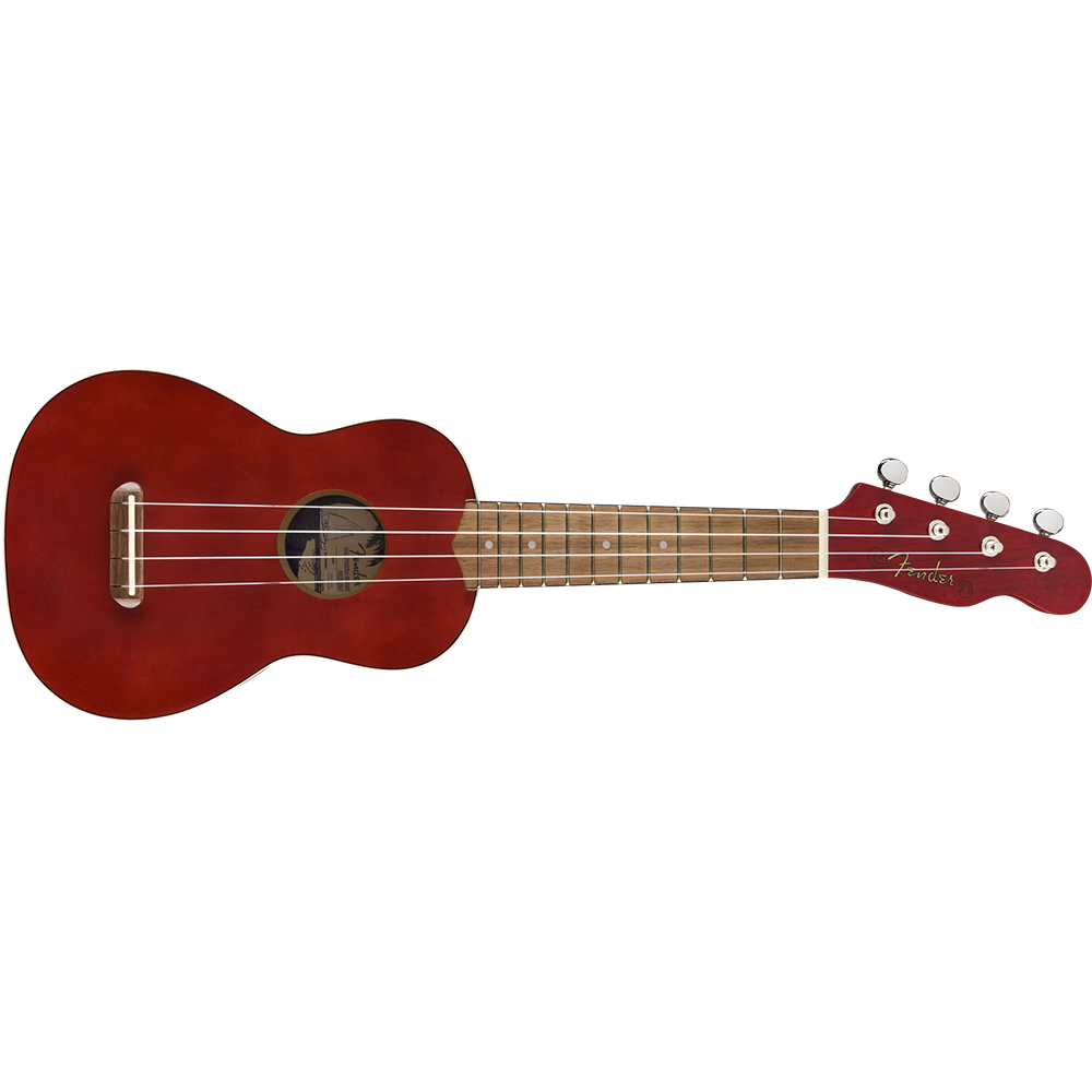 Fender Venice Soprano Uke, Walnut (Cherry)