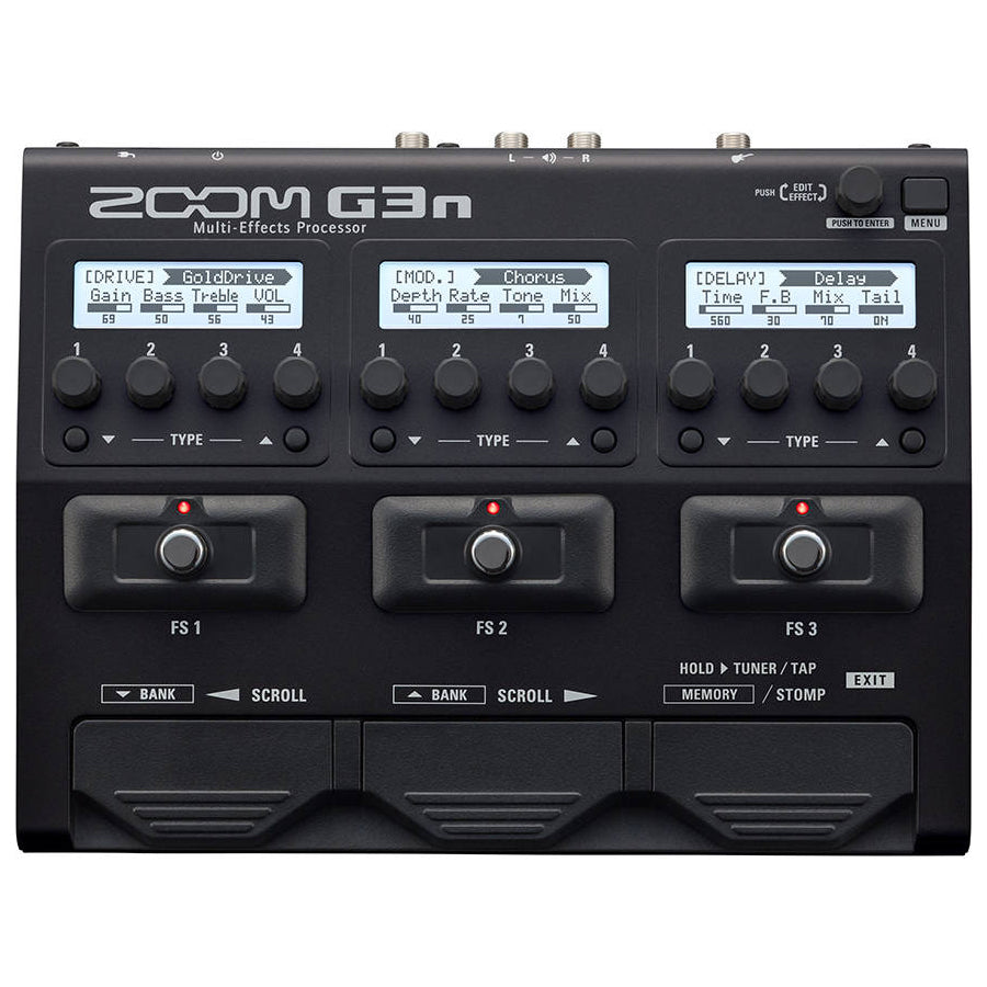 Zoom G3n Intuitive Multi Effects Processor Guitar Pedal