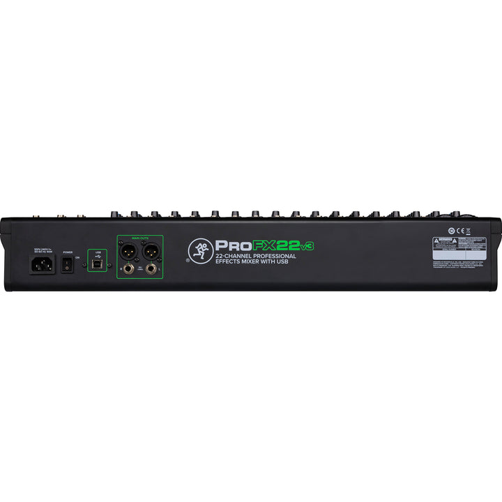 Mackie ProFX22v3 22-Channel Mixer w/ FX and USB Interface ProFX v3
