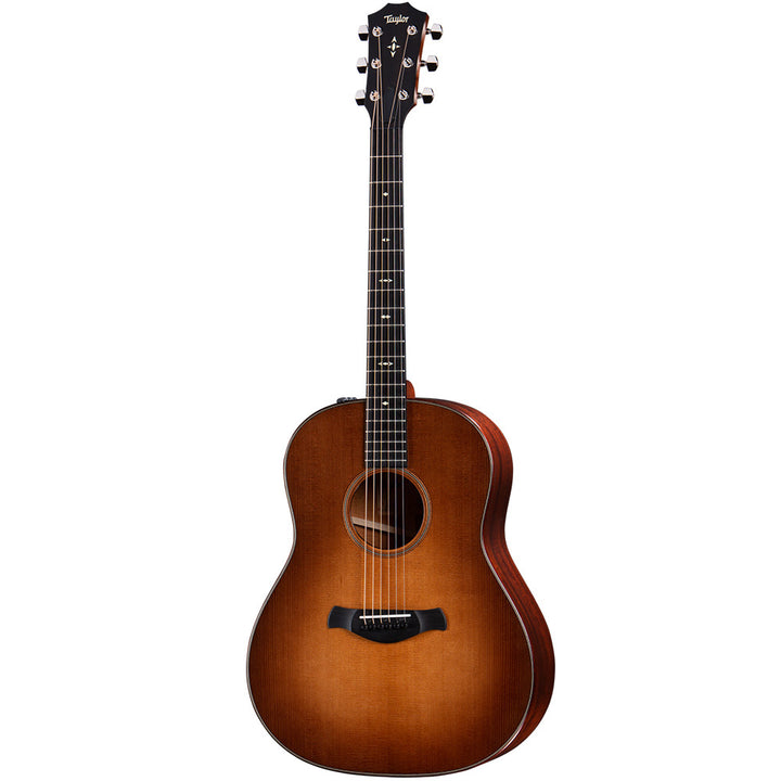 Taylor Guitars Builder's Edition 517e WHB, West African Crelicam Ebony Fretboard, Expression System ® 2 Electronics, Non-cutaway with Taylor Deluxe Hardshell-Western Floral Case