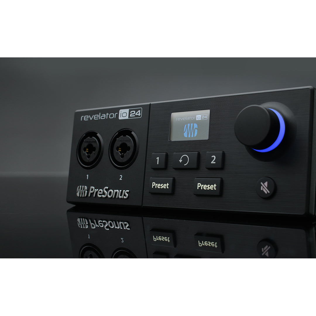 PreSonus Revelator io24 USB-C Audio Interface for Recording and Streaming