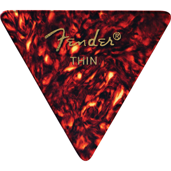 Fender 355 Shape Classic Celluloid Picks - 1/2 Gross (72 Count) - Tortoise Shell