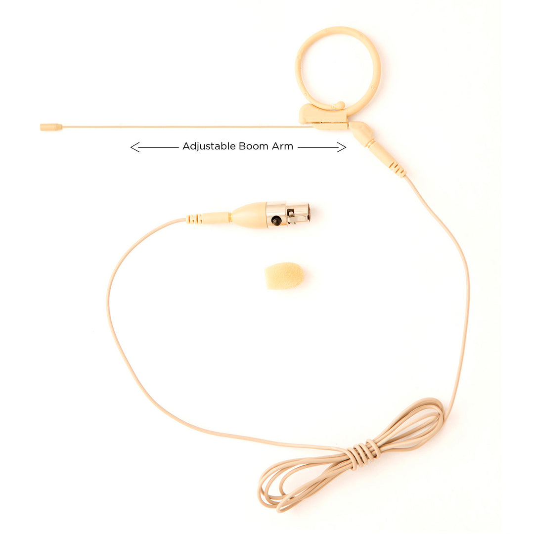 Audix HT7 Condenser Headworn Earset Microphone for Wireless System - Beige w/ 4-Pin Mini-XLR