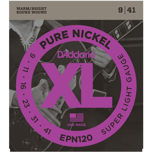 D'Addario EPN120 - SET ELEC GTR NICKEL SUP LITE