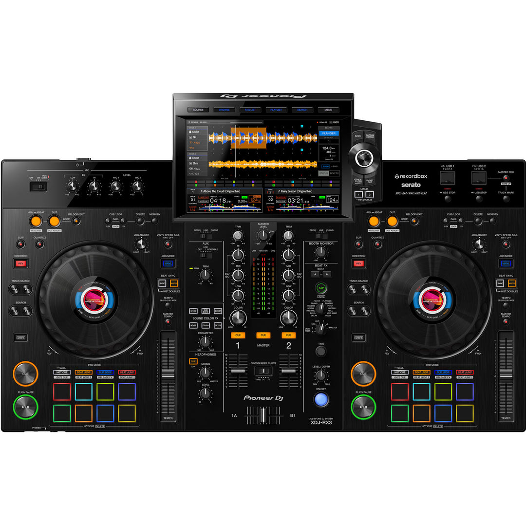 Pioneer DJ XDJ-RX3 All-In-One 2-Channel Performance DJ System for rekordbox / Serato - Black
