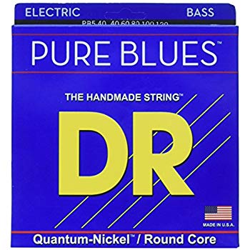 DR Strings PB5-40 (Light 5's) - PURE BLUES  -Quantum-Nickel: 40, 60, 80, 100, 120