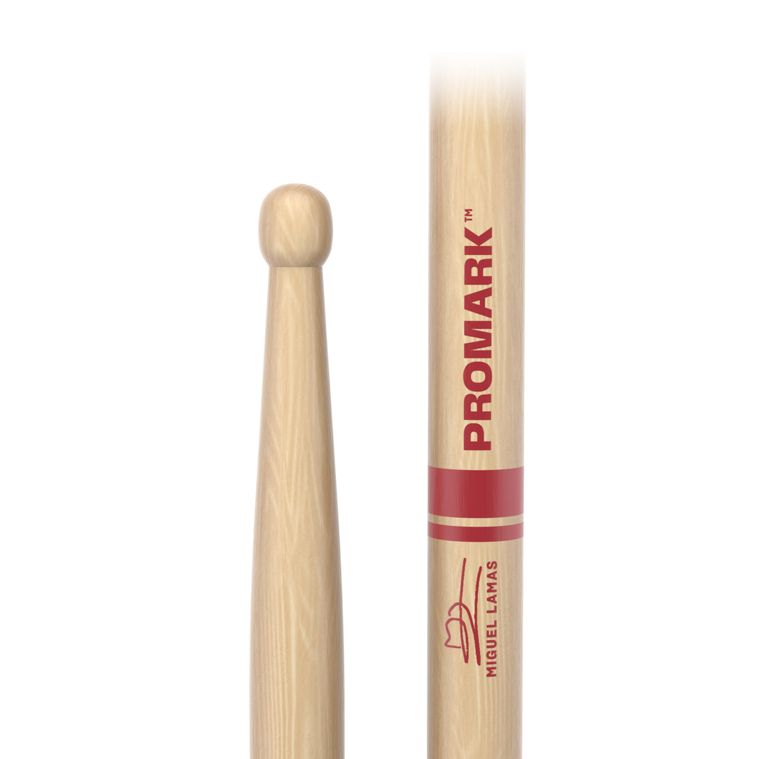 Promark TXMLW-Promark Miguel Lamas Hickory Drumstick, Wood Tip