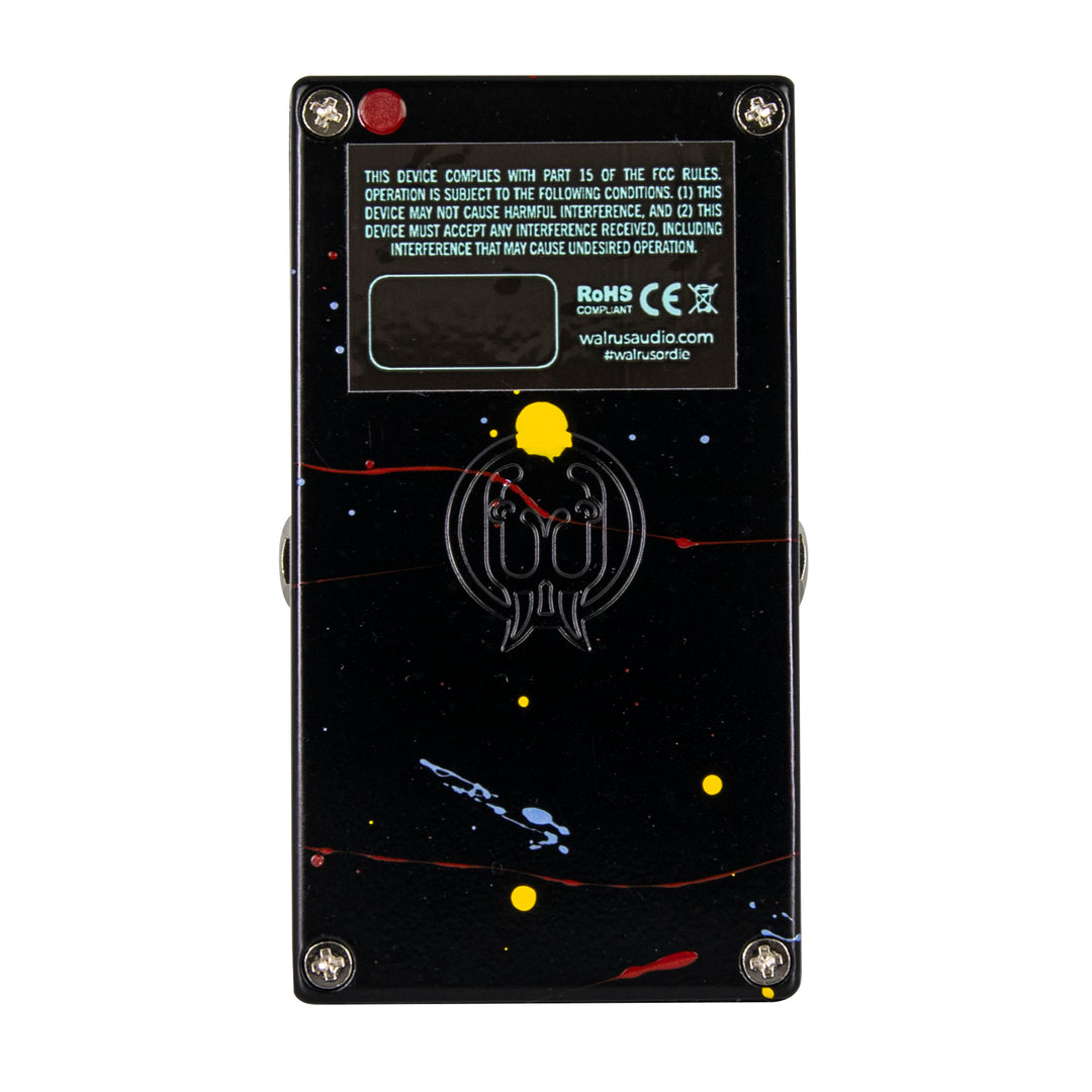 Walrus Audio Voyager Pre-Amp Overdrive  10-Year Anniversary Splatter Paint (Black)