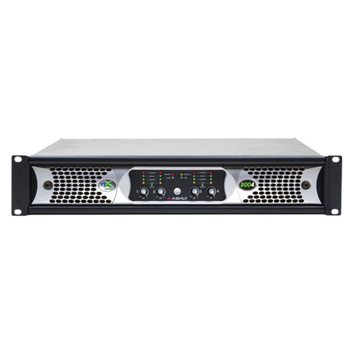 Ashly nX Series NX8004 4-Channel 800W Power Amplifier with Programmable Outputs