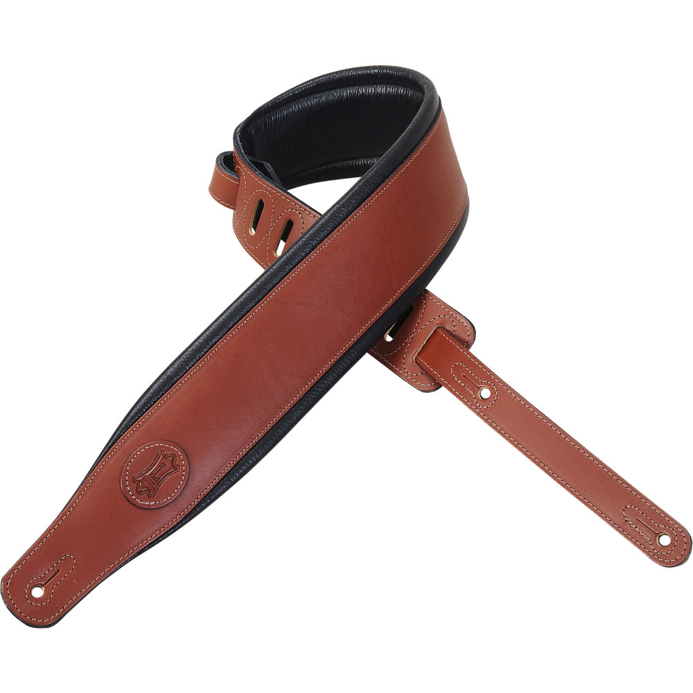 Levy's MSS1-WAL Veg-tan Leather Guitar Straps