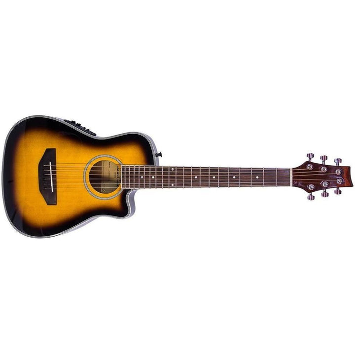 Beaver Creek Travel Size Acoustic Guitar Vintage Sunburst