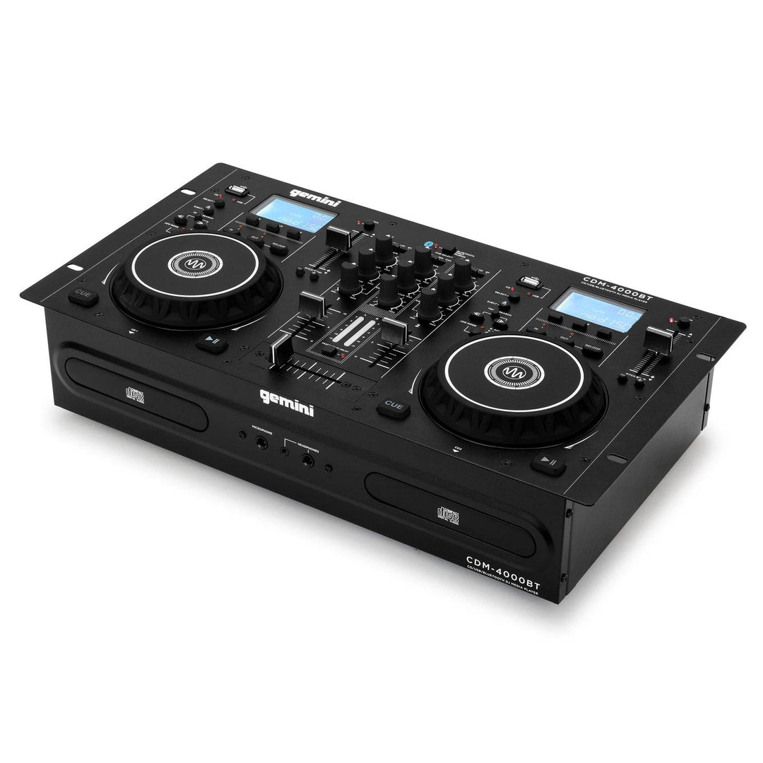 Gemini CDM-4000BT 2-Channel Dual MP3/CD/USD Mixer Console w/ Bluetooth