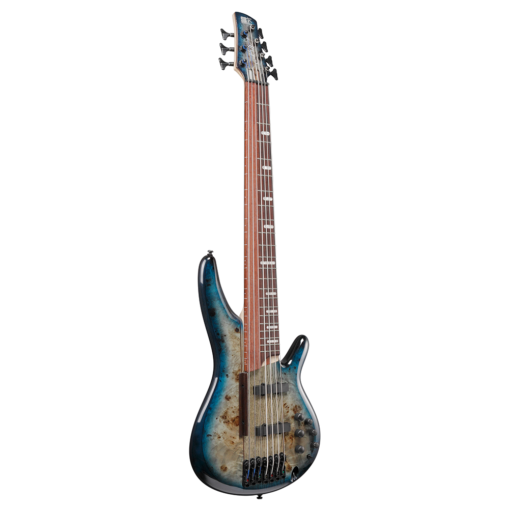 Ibanez SR Bass Workshop 7-String Electric Bass (Cosmic Blue Starburst) SRAS7CBS
