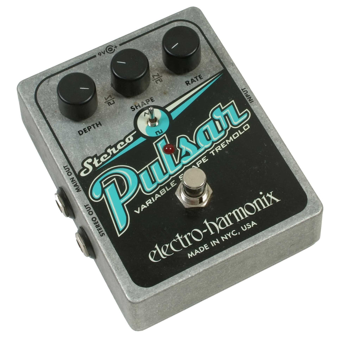 Electro-Harmonix STEREO PULSAR Variable Shape Analog Tremolo Pedal