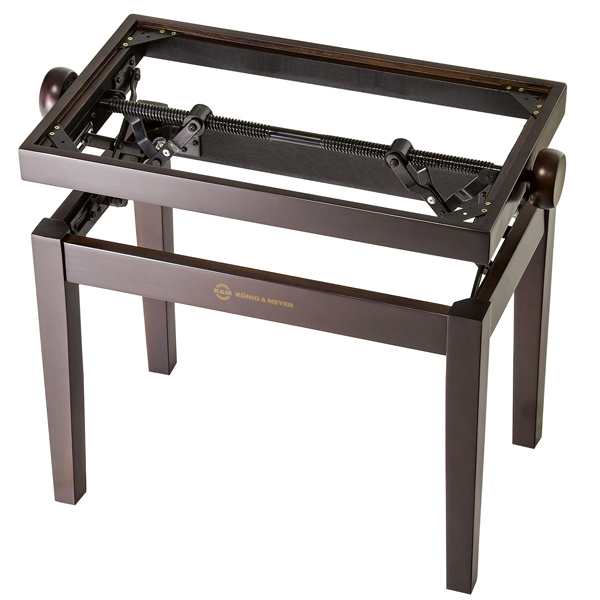 K&M 13730 Piano Bench - Wooden-Frame (Walnut Matte)
