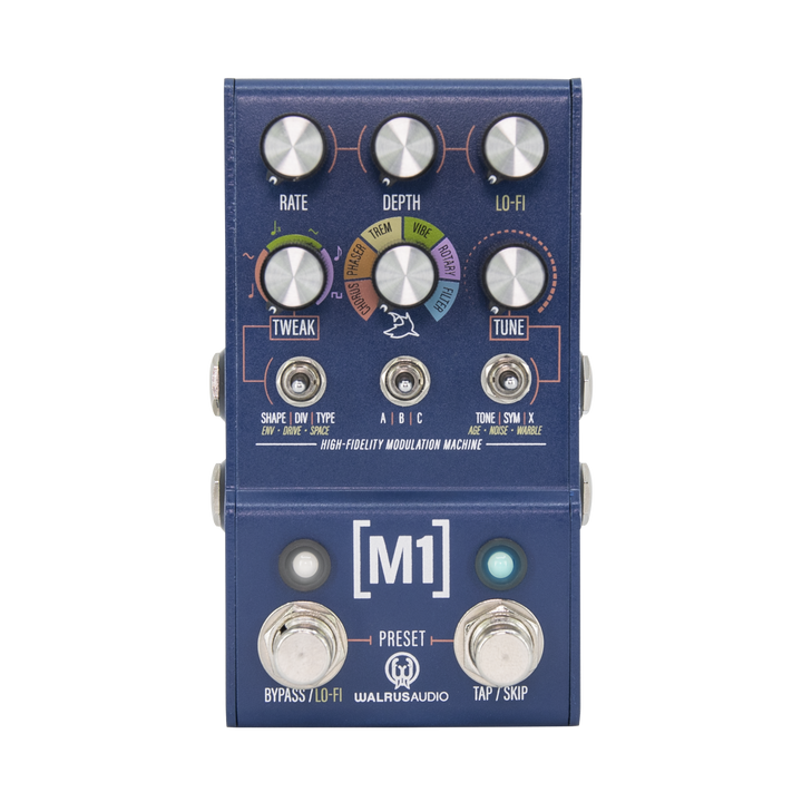 Walrus Audio Mako Series M1 High-Fidelity Modulation Machine Guitar Effect Pedal