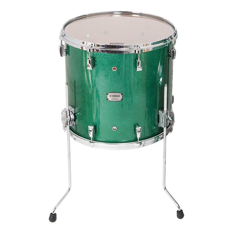Yamaha Absolute Hybrid Maple 16” x 15” Floor Tom - Jade Green Sparkle