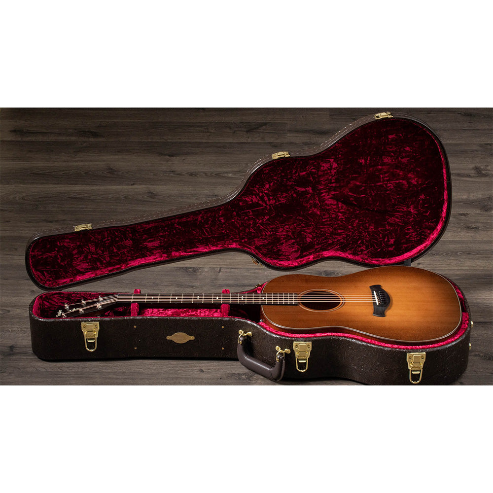 Taylor Guitars Builder's Edition 517e WHB, West African Crelicam Ebony Fretboard, Expression System ® 2 Electronics, Non-cutaway with Taylor Deluxe Hardshell-Western Floral Case