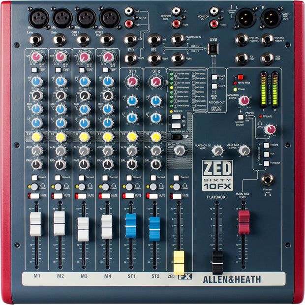 Allen & Heath ZED60-10FX 4-Channel Mixer