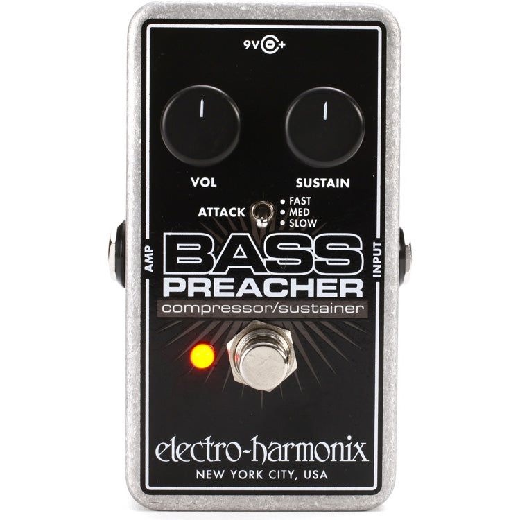 Electro-Harmonix BASS PREACHER Bass Compressor / Sustainer Pedal