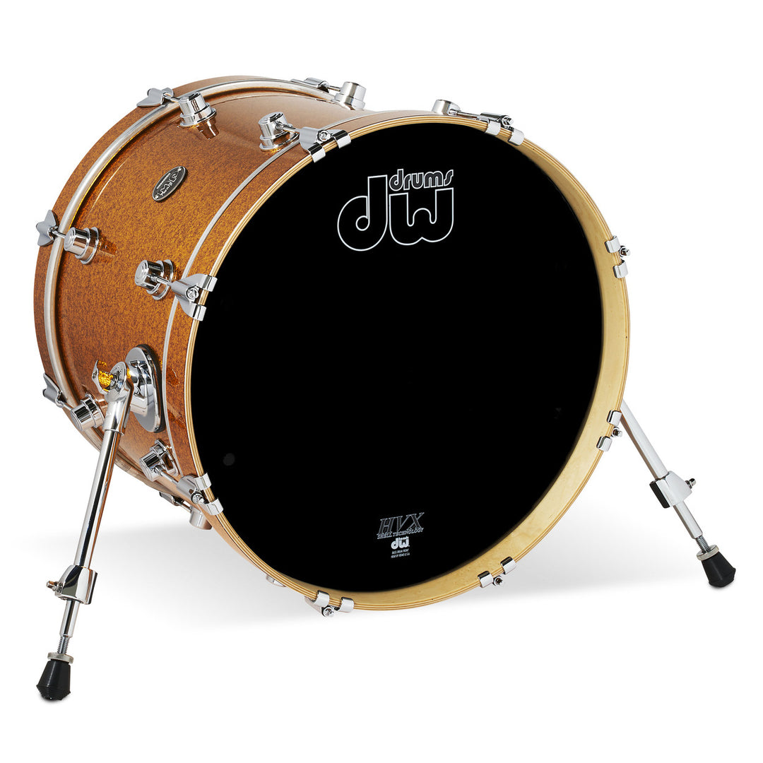 DW Performance Series Bass Drum 14x18 Finish Ply - Gold Sparkle