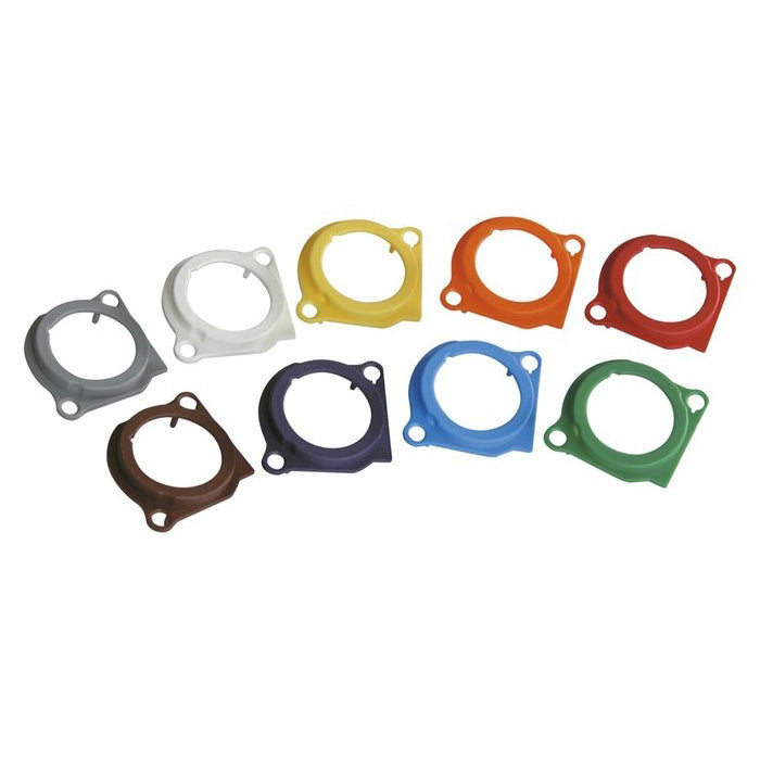 Neutrik ACRM-0 - Black ID Rings (100 Pack) for A Series male Connectors