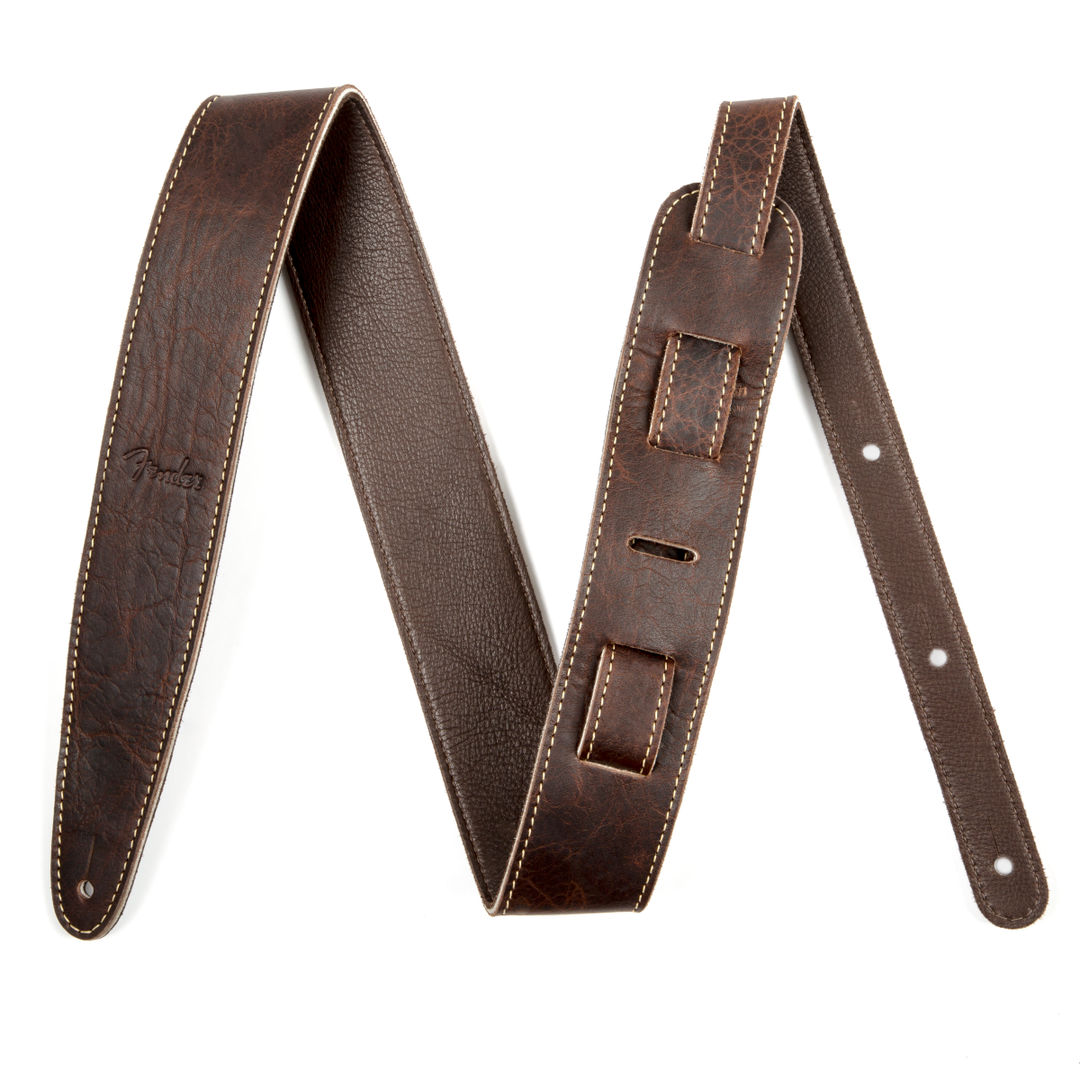 Fender Artisan Crafted Leather 2" Guitar Strap - Brown