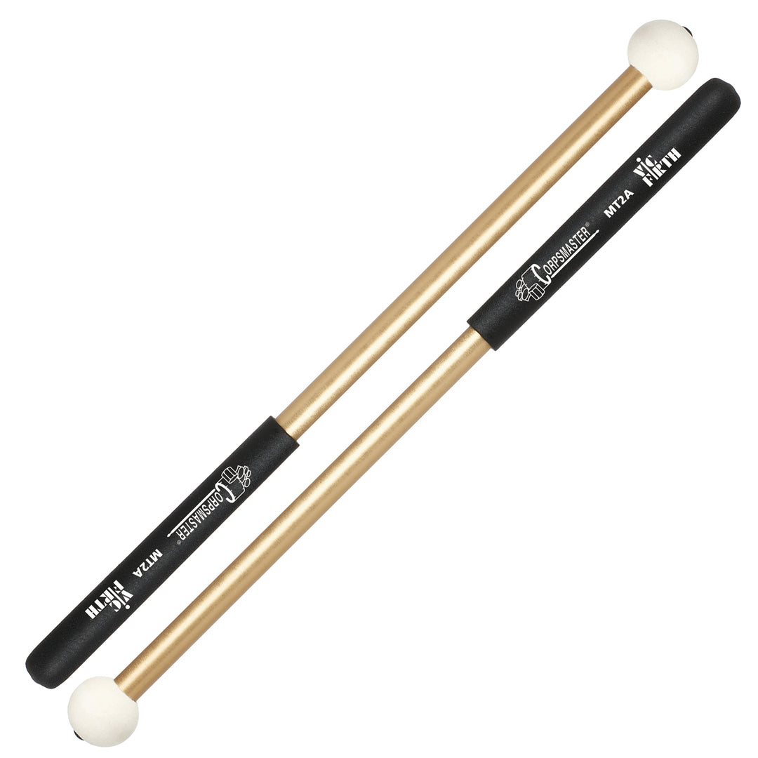 Vic Firth MT2A Corpmaster Multi-Tenor Mallets-Hard