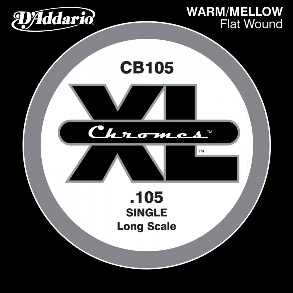 D'Addario CB105 - SINGLE  BASS CHROMES 105 LONG