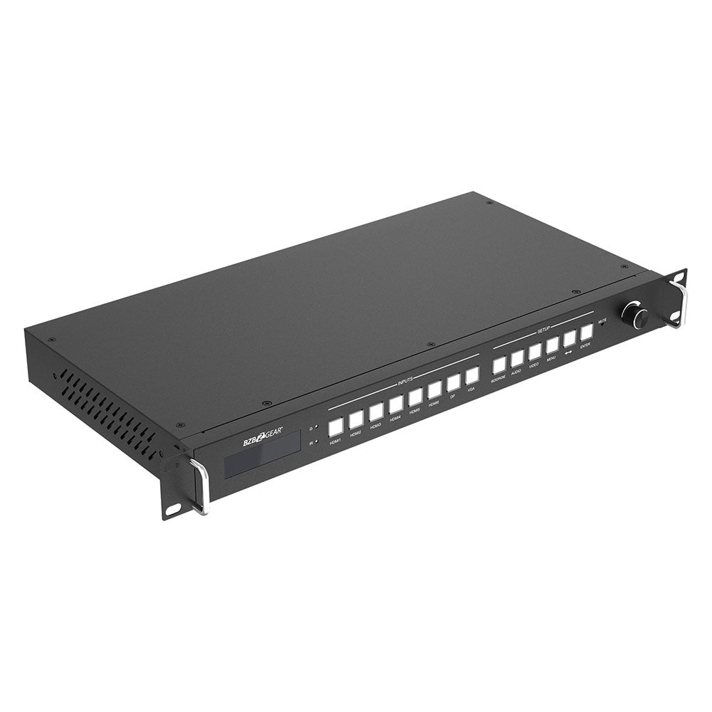 BZBGEAR - 8x2 18Gbps UHD Seamless Presentation Switcher with HDBaseT